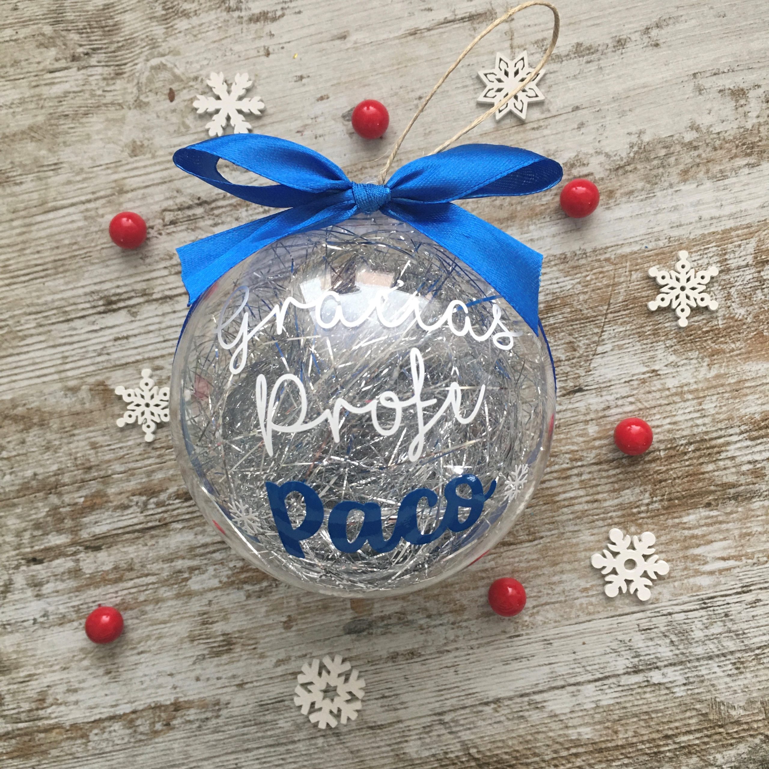 Bolas Navidad “Gracias Profe”