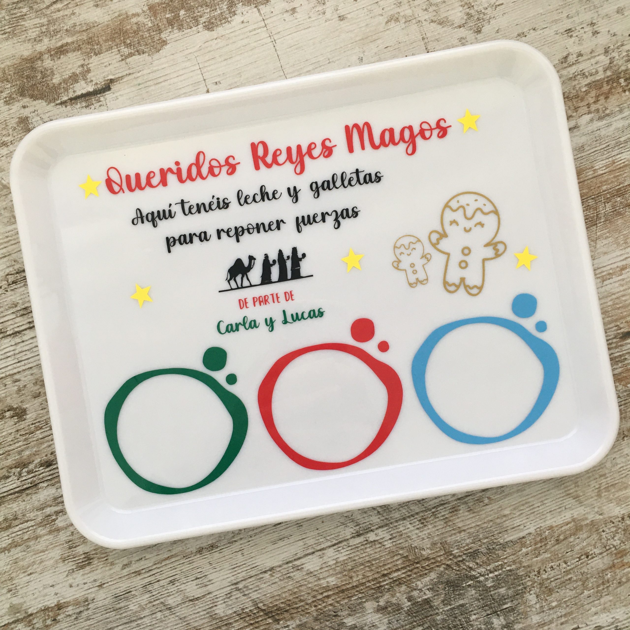 Bandeja y Vasos Reyes Magos - Imagen 2