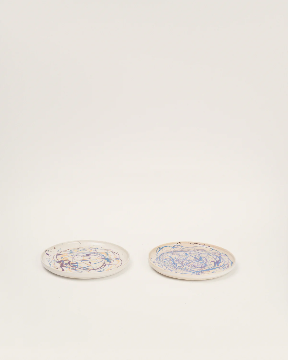 Plato llano marmoleado (set de 2) - Imagen 3