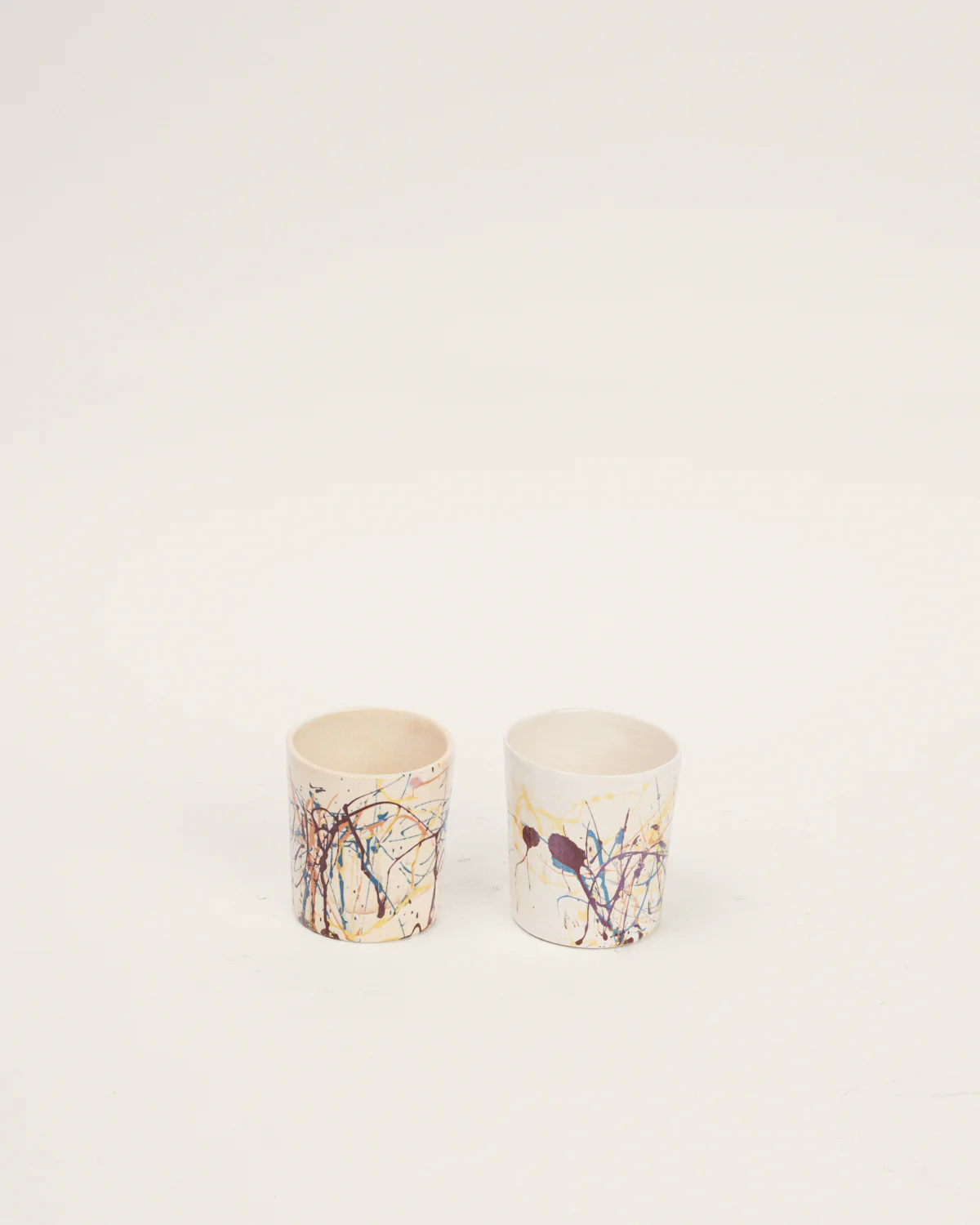 Set de 2 vasos marmoleados - Imagen 4